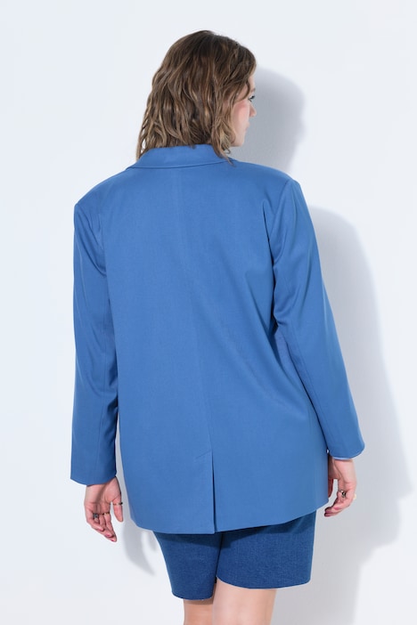 Żakiet, oversize, nity w kształcie serca