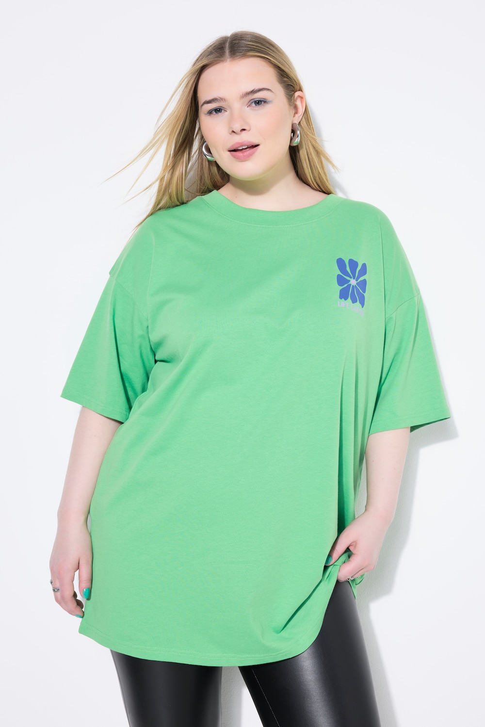 T-shirt, oversized model, korte mouwen