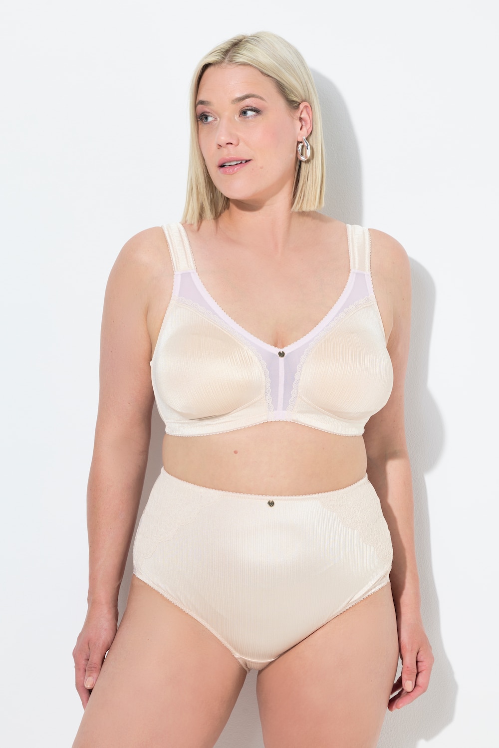 Große Größen Minimizer-BH, Damen, orange, Größe: 95D, Polyester/Synthetische Fasern/Elasthan, Ulla Popken