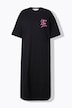 Jersey jurk, oversized, bigshirt, print op de achterkant