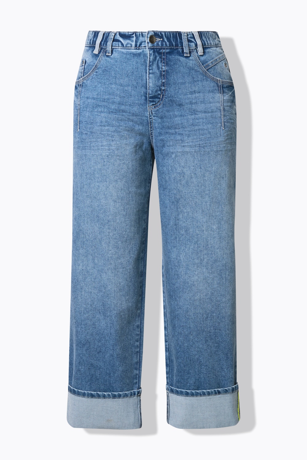 Stora storlekar Jeans, Dam, blå, storlek: 52, Bomull, LAURASON