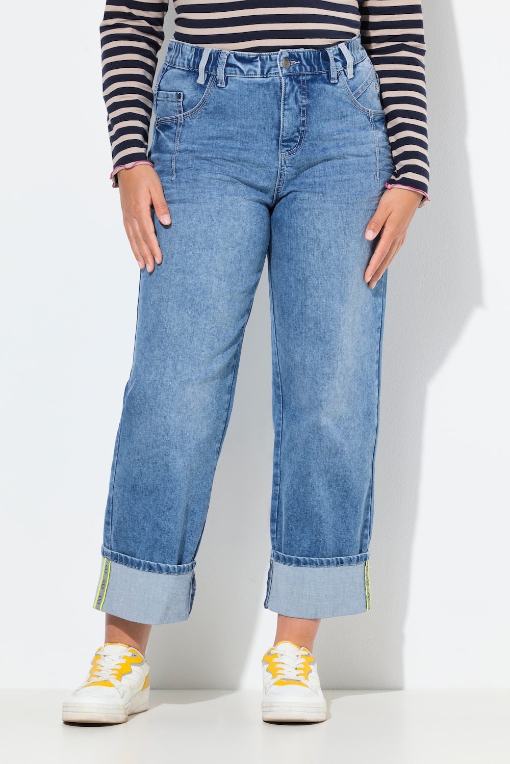 Thumbnail - Große Größen Jeans, Damen, blau, Größe: 52, Baumwolle, LAURASON