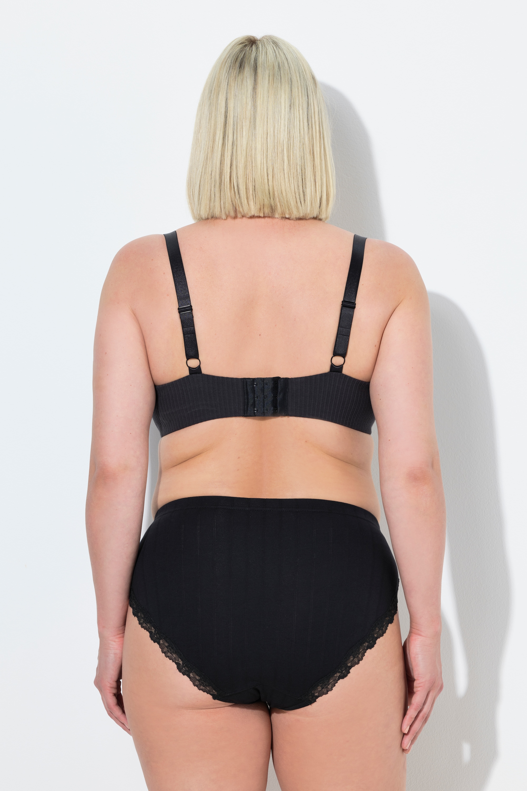 Ulla Popken Damen große Größen Balconette BH Softcups Balconette BH Ajour