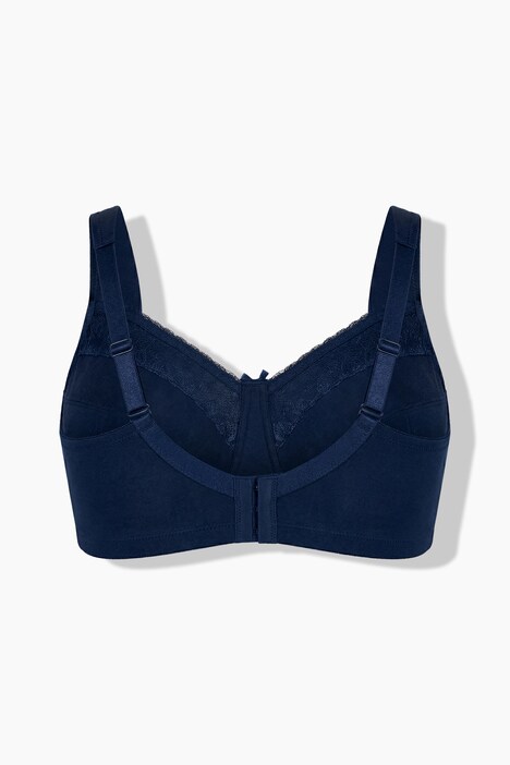 Entlastungs-BH, bügellos, Blüten/Herzspitze, Cup C - H