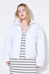 Blouson, oversized, jeans, elastische zoom