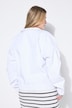Blouson, oversized, jeans, elastische zoom