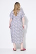 Maxi-jurk, overhemdjurk, bloemenprint