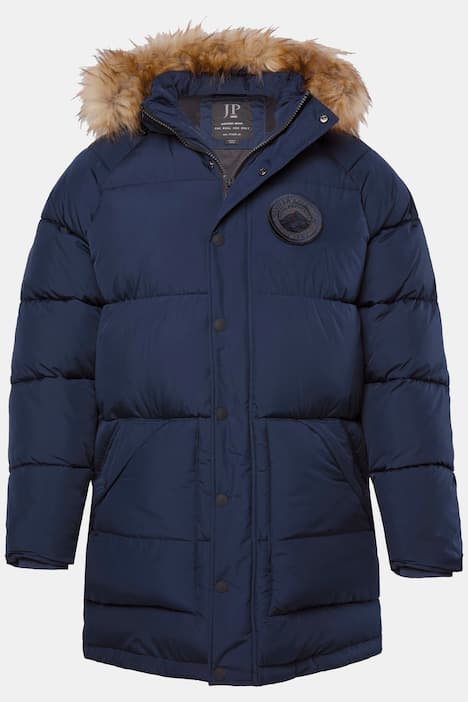 JP1880 Stepp-Parka, Kapuze, Webpelz, Badges, bis 8 XL