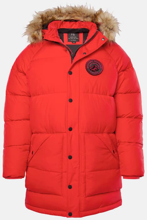 JP1880 Stepp-Parka, Kapuze, Webpelz, Badges, bis 8 XL
