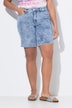 Denim shorts, rhinestone star, 5-pocket