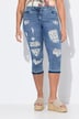 Vaqueros capri 3/4 Carrie, destroyed, leopardo