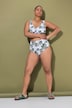 Bikinitrusser, high waist og palmeprint