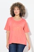 T-shirt, tekstmotief, oversized, ronde hals, korte mouw