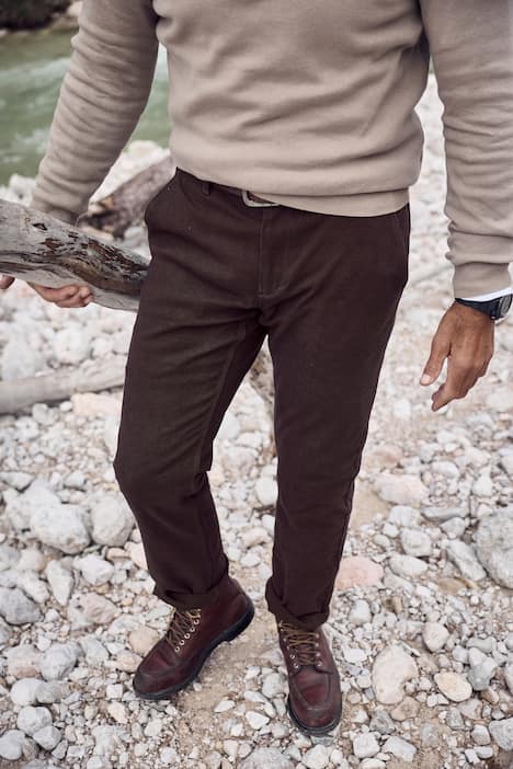 Pantalon chino JP1880 en lainage, technologie FLEXNAMIC®, coupe Regular Fit – jusqu'au 74/38