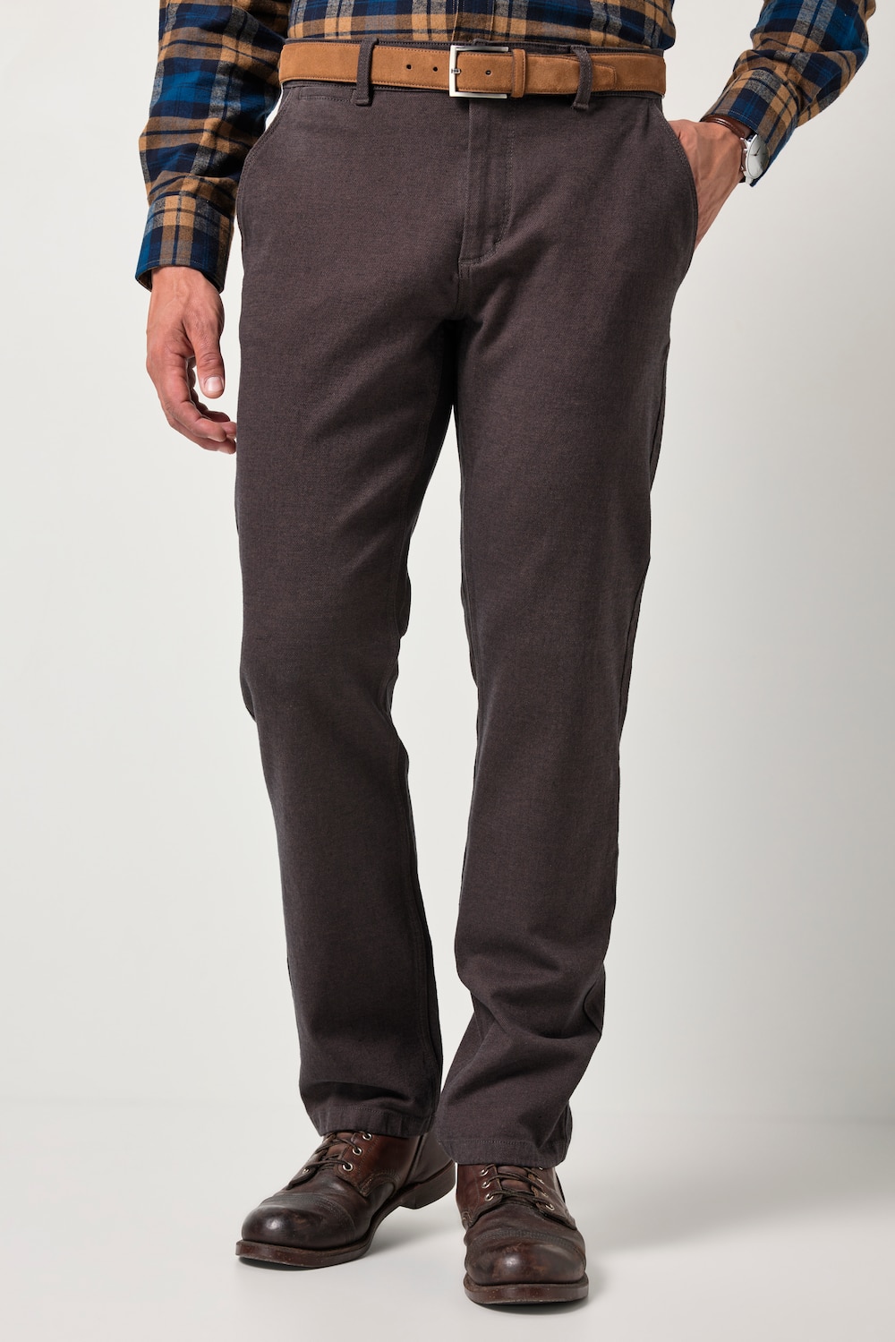 JP1880 Chino-bukse FLEXNAMIC®, ull-look, regular fit, opptil størrelse 72/36