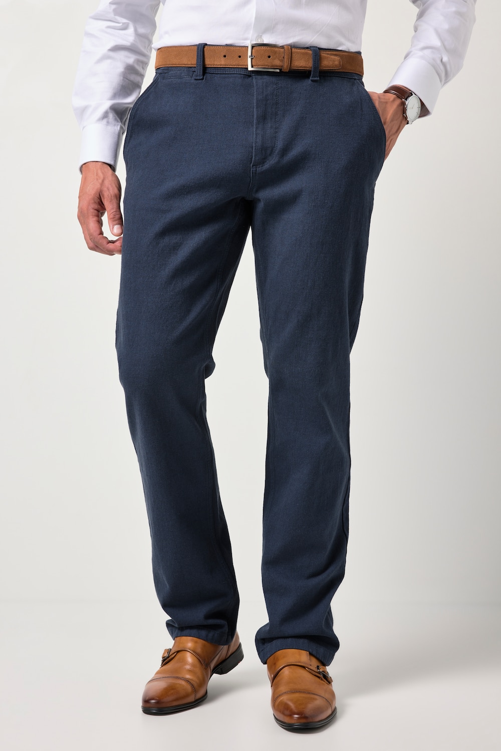 JP1880 Chino-bukse FLEXNAMIC®, ull-look, regular fit, opptil størrelse 72/36