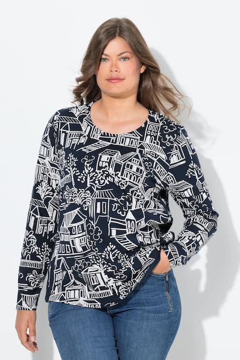Shirt, Langarm, Rundhalsausschnitt, OEKO-TEX