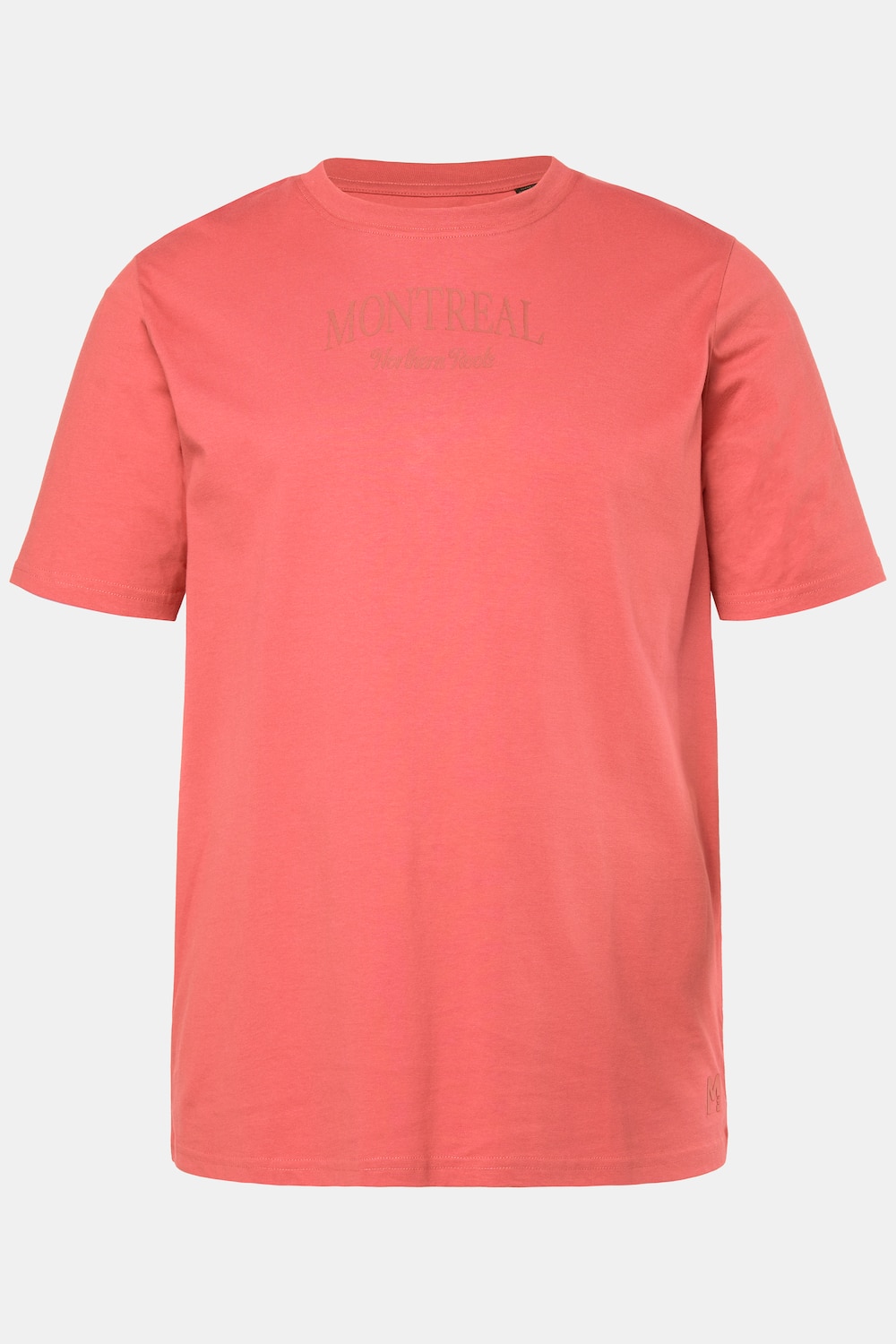 Men+ T-Shirt, Halbarm, Brustprint, bis 8 XL