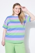 T-shirt, oversized model, blokstrepen