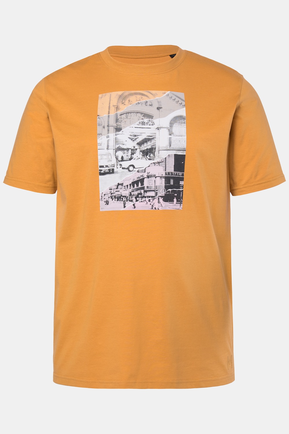 Men+ T-Shirt, Halbarm, Brustprint, bis 8 XL