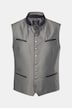 Gilet JP 1880 traditionnel, col Mao et broderie s- jusqu'à la taille 74