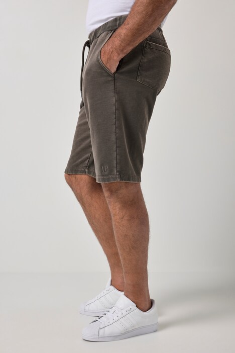 sweat bermuda, elastische tailleband, vintage look, tot 8XL
