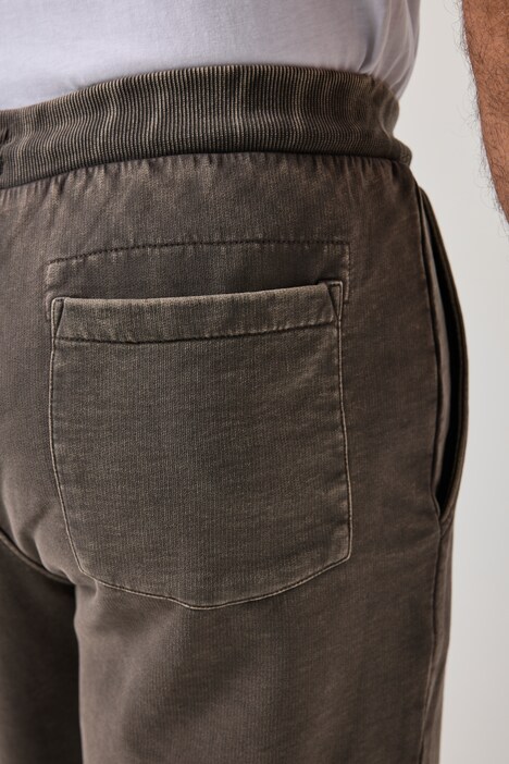 sweat bermuda, elastische tailleband, vintage look, tot 8XL