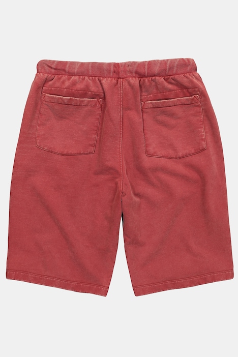 sweat bermuda, elastische tailleband, vintage look, tot 8XL