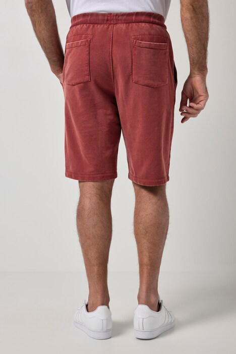 sweat bermuda, elastische tailleband, vintage look, tot 8XL