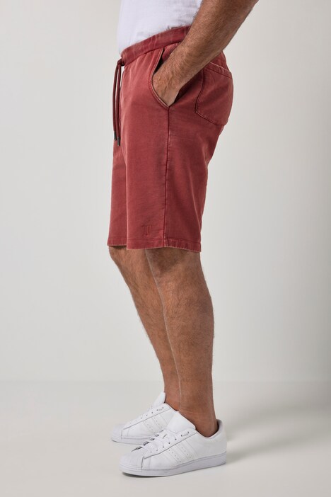 sweat bermuda, elastische tailleband, vintage look, tot 8XL