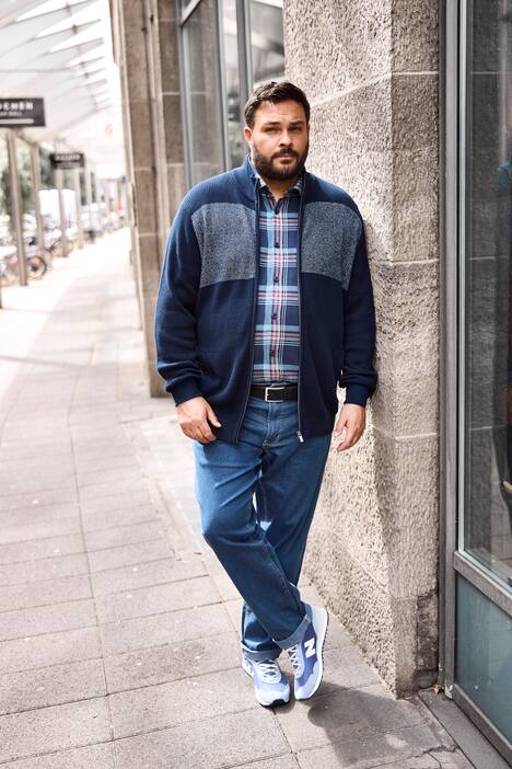 Men+ Karo-Flanellhemd, Langarm, Kentkragen, Comfort Fit, bis 8 XL