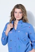Overhemdblouse, boxy shape, borduursel met zeemotief