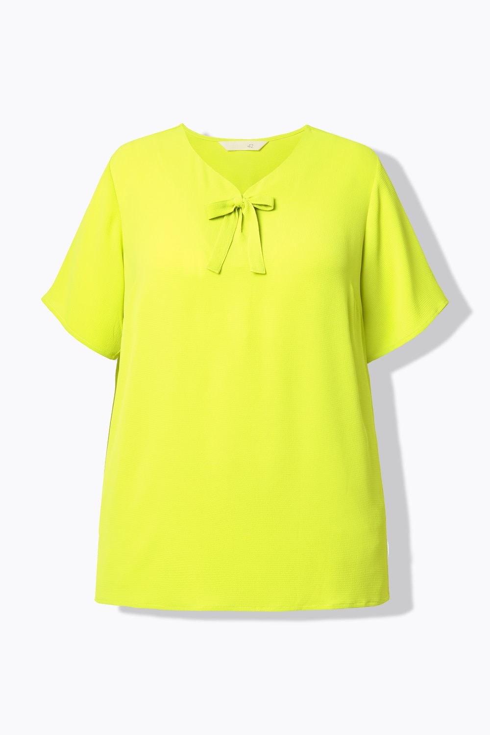Stora storlekar Blusskjorta, Dam, grön, storlek: 46, Polyester, Mia Moda