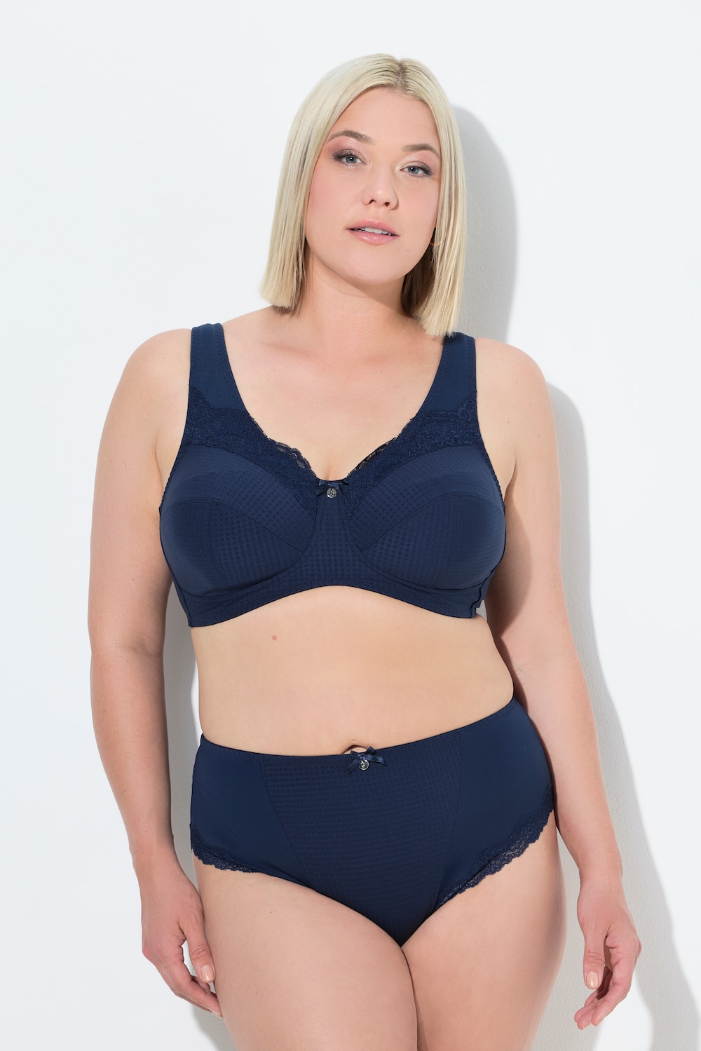 Große Größen Entlastungs-BH, Damen, blau, Größe: 110C, Synthetische Fasern/Elasthan, Ulla Popken