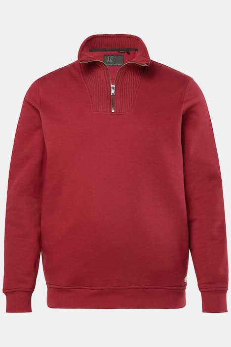 JP1880 Sweat-Troyer, Zippkragen, bis 8 XL