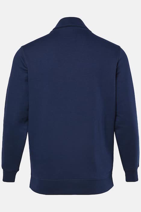 Veste en molleton JP 1880, col châle, poche kangourou et patte de boutonnage - jusqu'au 8 XL