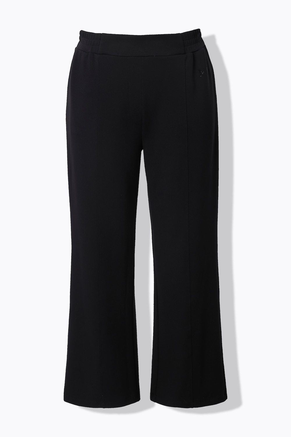Stora storlekar Mjukisbyxa, Dam, svart, storlek: 50/52, Syntetfibrer/Polyester, Ulla Popken