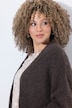Cardigan long extrêmement doux, manches longues et coupe ouverte