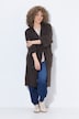 Cardigan long extrêmement doux, manches longues et coupe ouverte