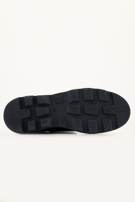 Leder-Boots, Nappaleder, Zierbänder, Zipper, Weite H