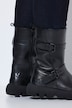 Leder-Boots, Nappaleder, Zierbänder, Zipper, Weite H