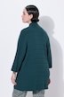 Strickjacke, Strukturstrick, Oversized, V-Ausschnitt, 3/4-Arm