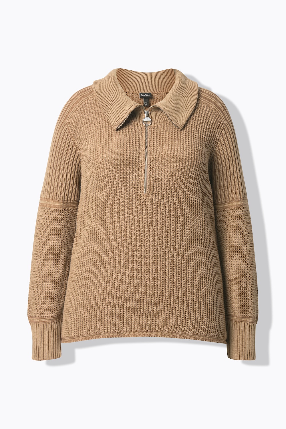 Stora storlekar Tröja, Dam, beige, storlek: 42/44, Bomull, Ulla Popken