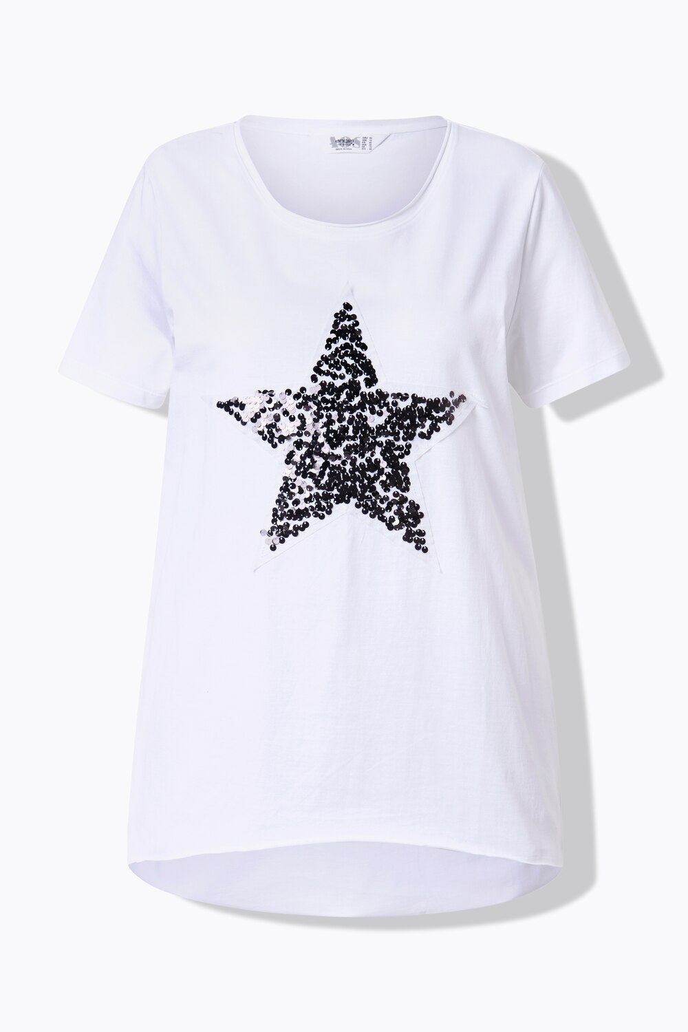 Stora storlekar T-shirt, Dam, vit, storlek: 44, Bomull, Angel of Style