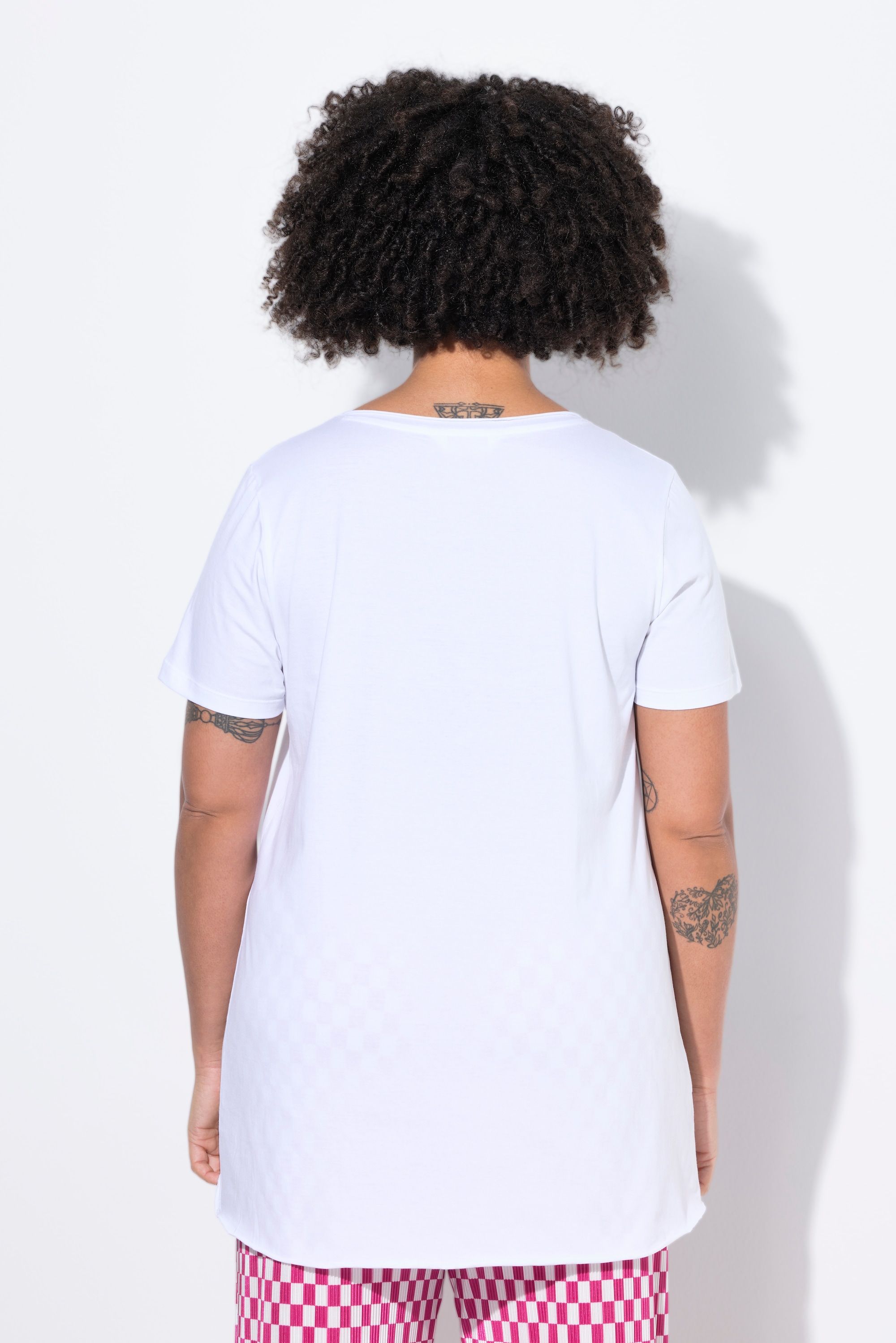 Angel of Style Damen große Größen T Shirt A Linie Pailletten Stern 841789