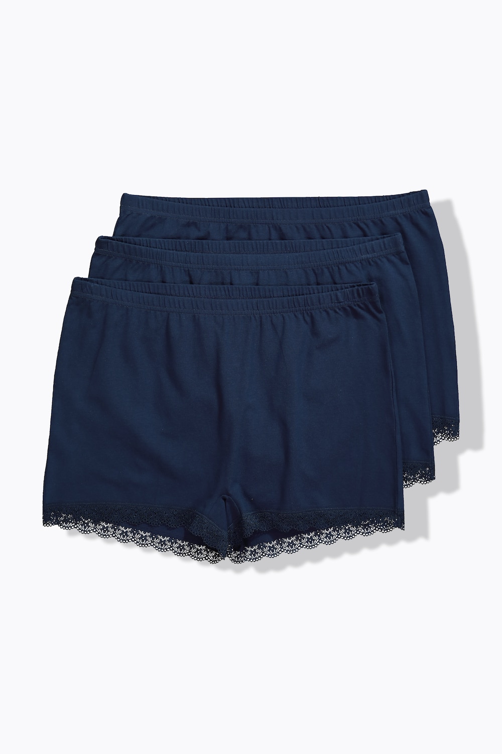 Große Größen Pantys, Damen, blau, Größe: 62/64, Baumwolle/Synthetische Fasern/Elasthan, Ulla Popken