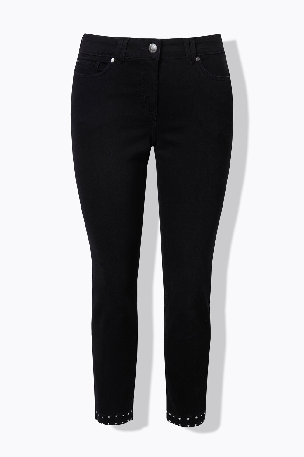 Stora storlekar Jeans, Dam, svart, storlek: 50, Bomull, Mia Moda