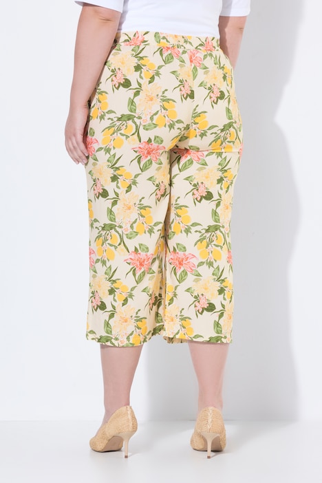 Široké kalhoty, široké nohavice, mašlový vzor