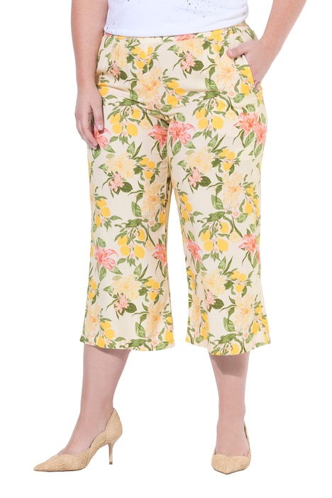 Široké kalhoty, široké nohavice, mašlový vzor