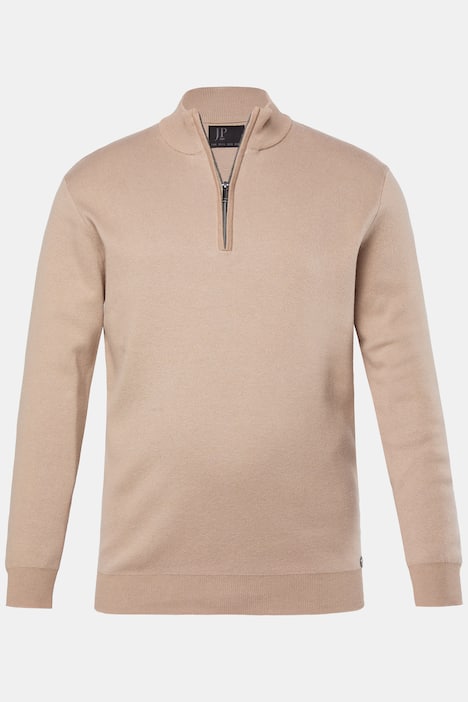 JP1880 Feinstrick-Troyer, CashmereTouch Strick, Zippkragen, bis 7 XL